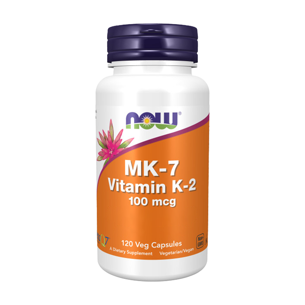 NOW Foods Vitamine K2 (MK7) 100 mcg capsules 120 Capsules