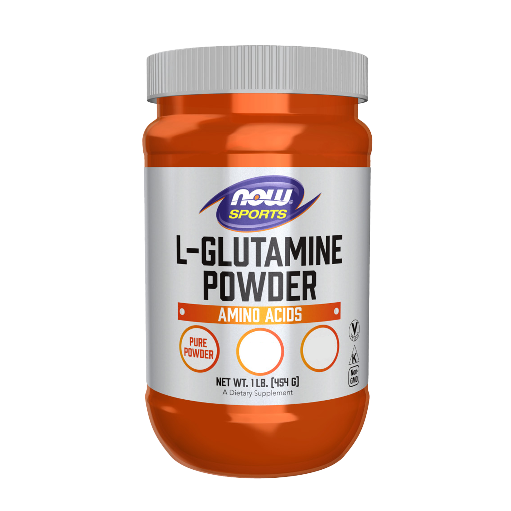 production_listings_NOWGLUTPDR454GR_NOW Sports L Glutamine Poeder 5.000 mg 454 gr Voorkant