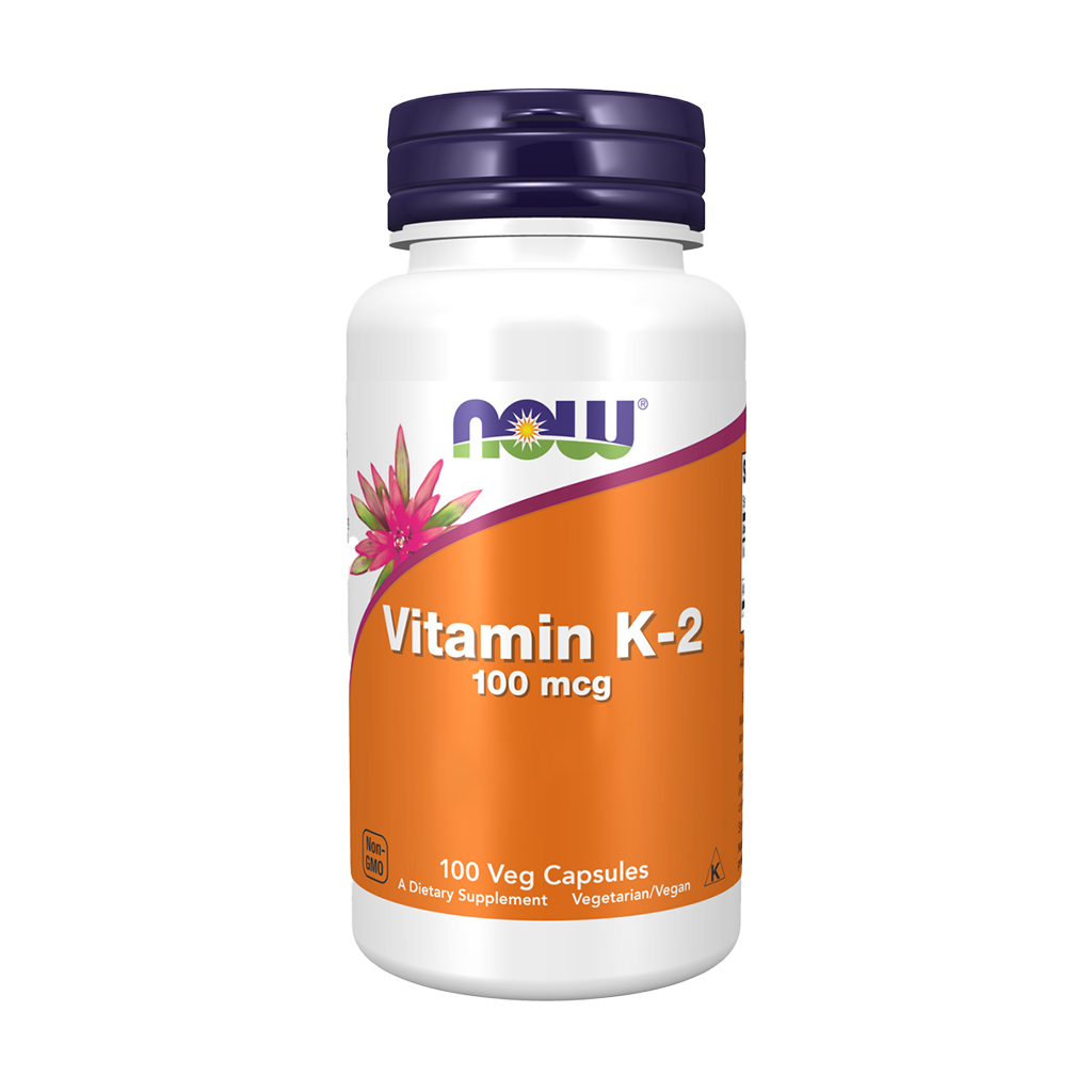 NOW Foods Vitamine K2 100 mcg (100 vegan capsules)