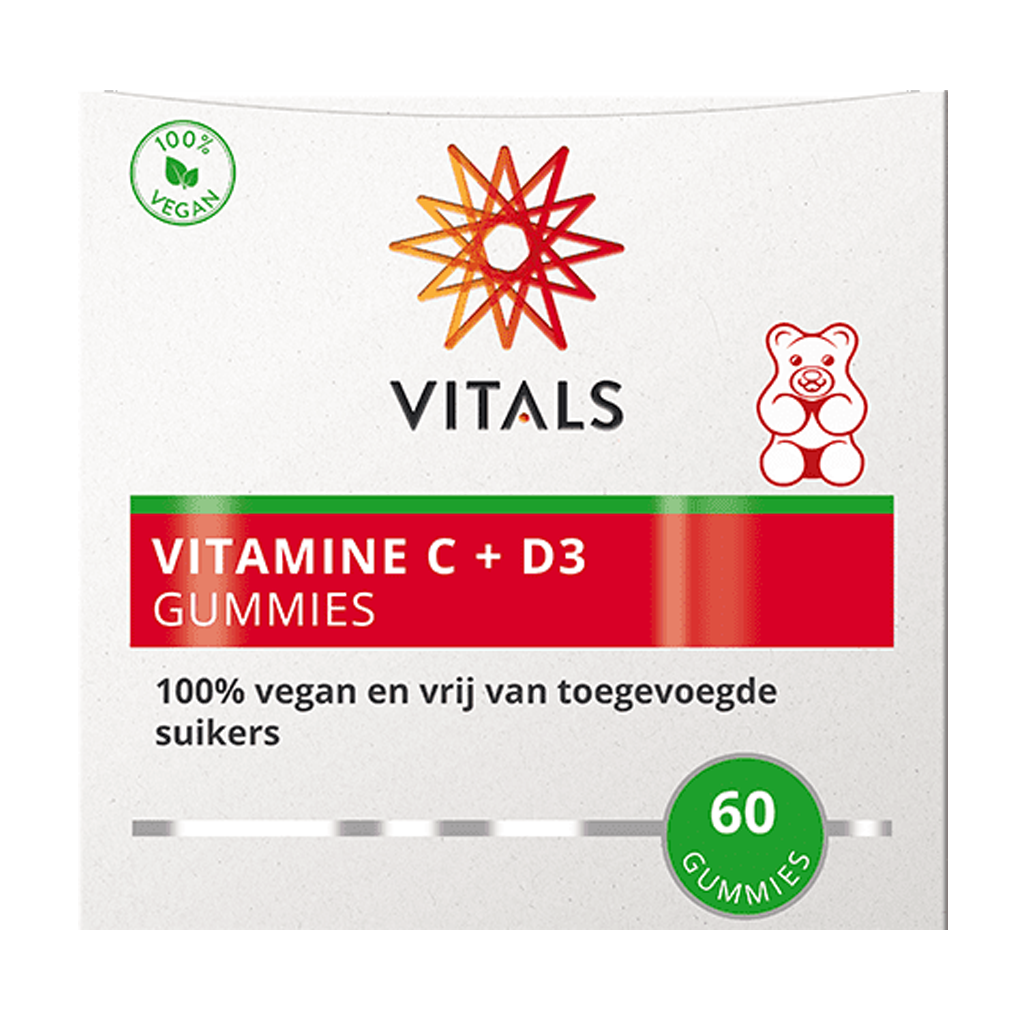 V4003 Vitamine C en D3 Gummies verpakking