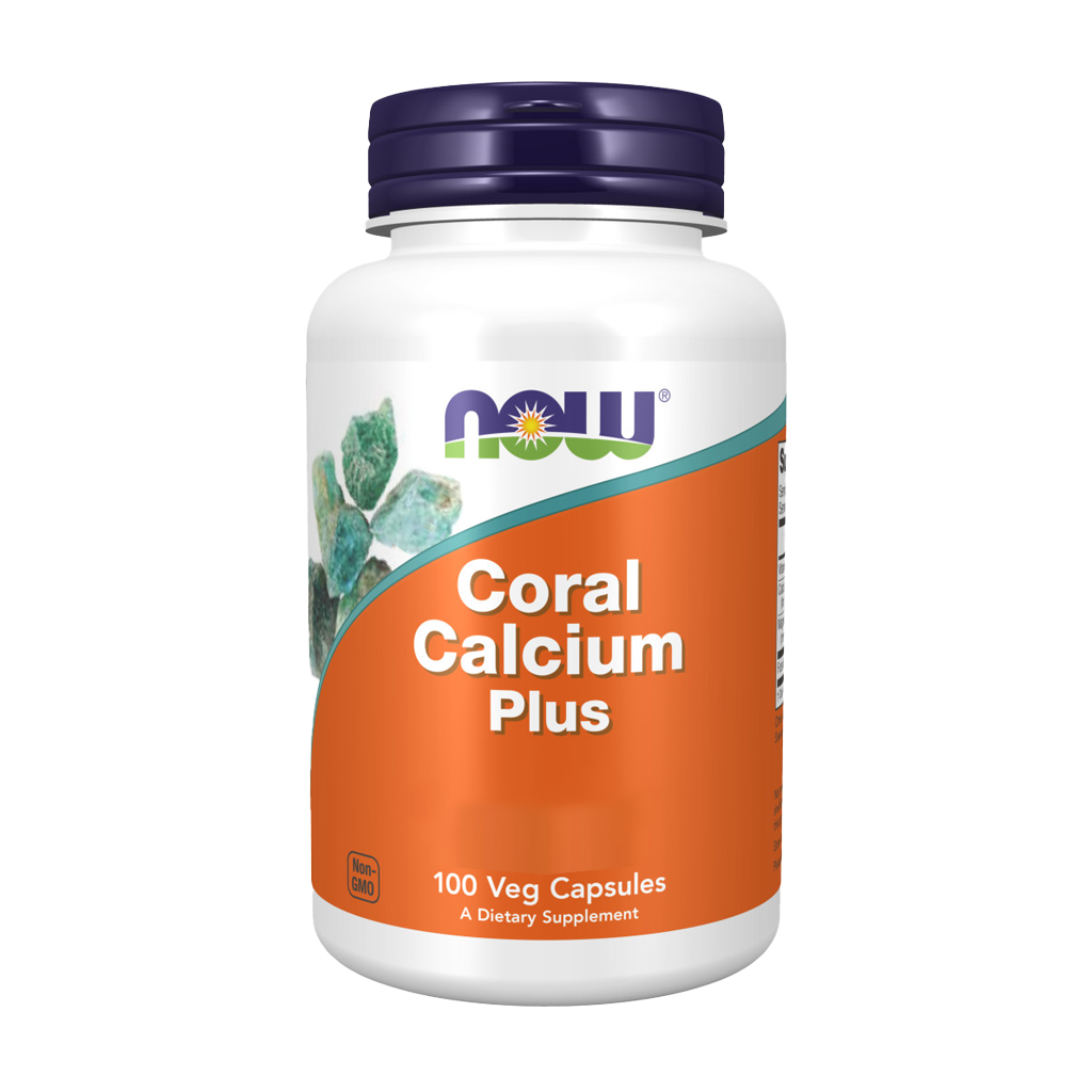 NOW Foods Koraal Calcium Plus Voorkant