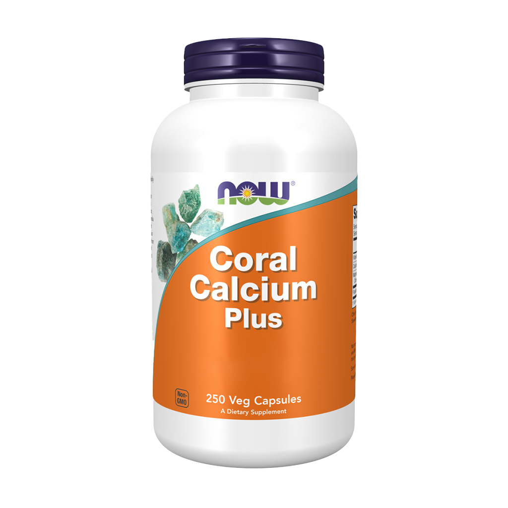 NOW Foods Koraal Calcium Plus Voorkant