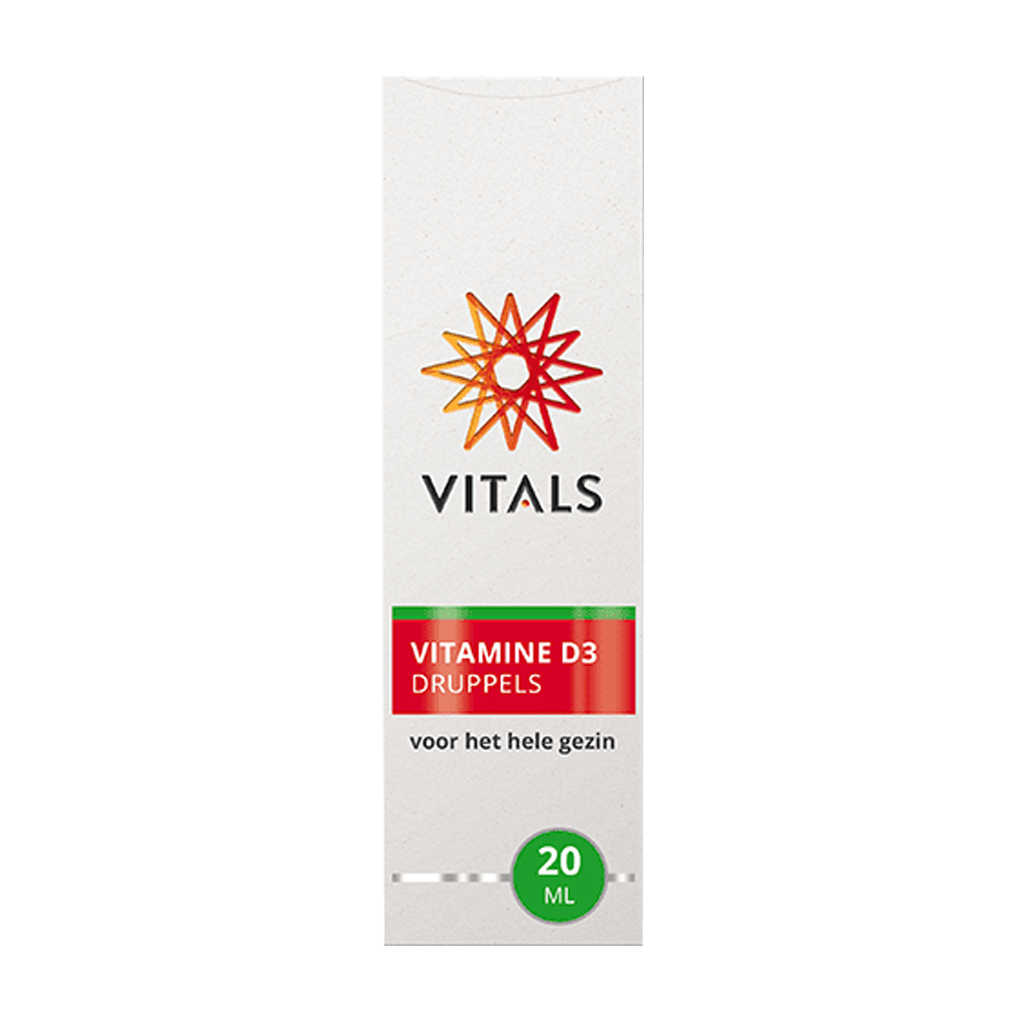 Vitals Vitamine D3 Druppels verpakking