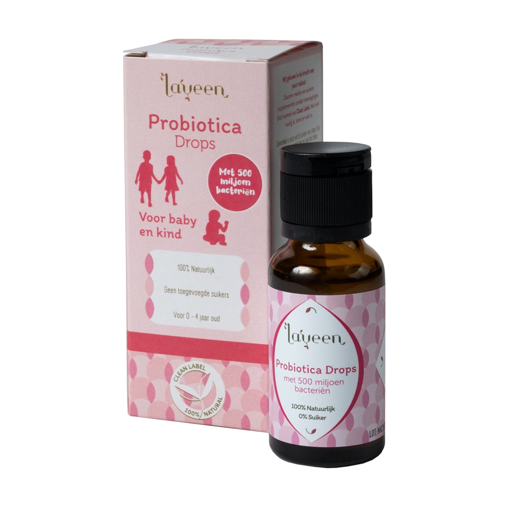 laveen bio probiotica drops voor baby en kind 20 ml 1