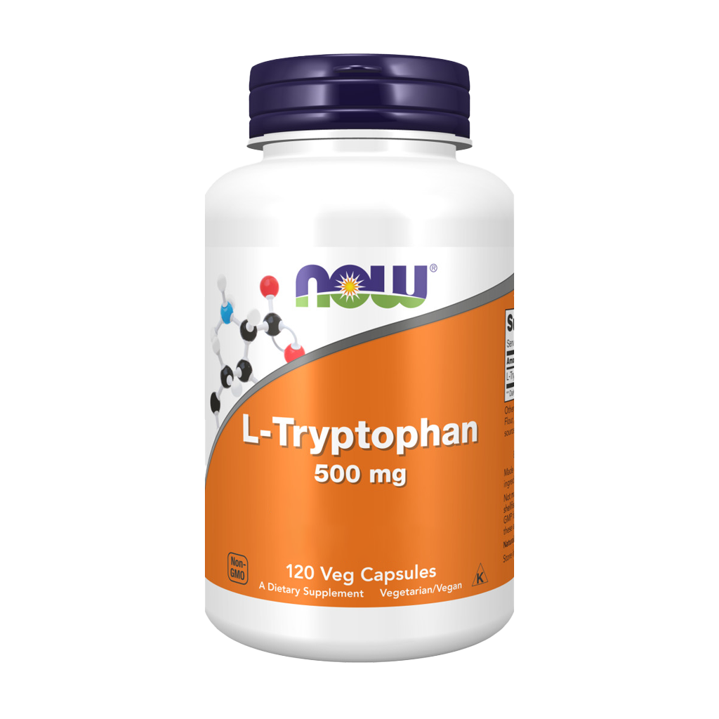 NOW Foods L-Tryptofaan 500 mg 120 capsules