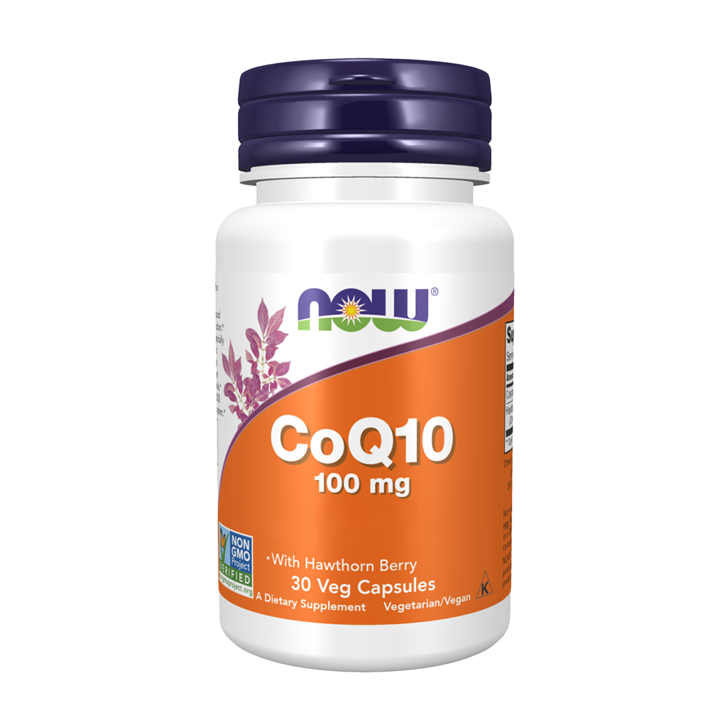 NOW Foods CoQ10 100 mg met meidoornbes