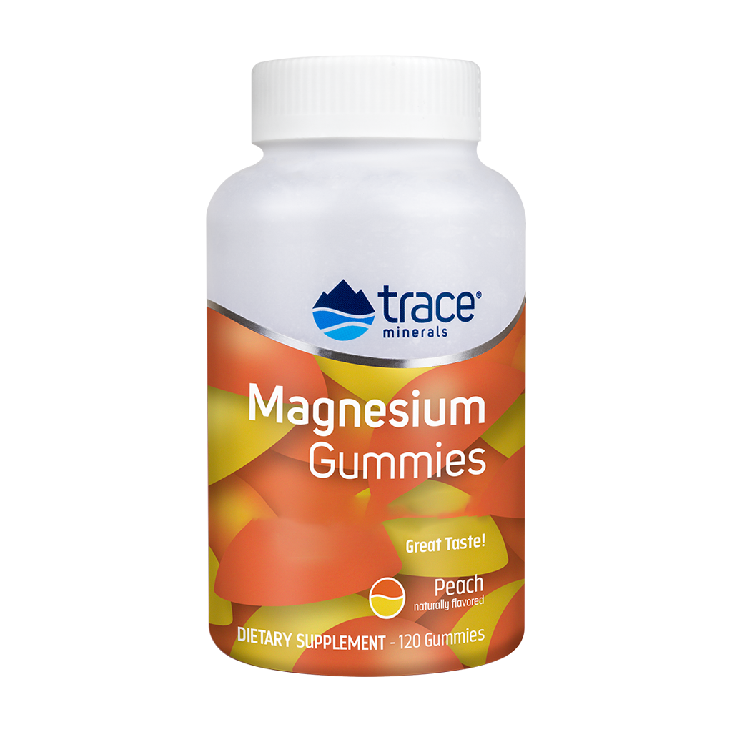 trace mineral magnesium gummies peach 120 gummies 1