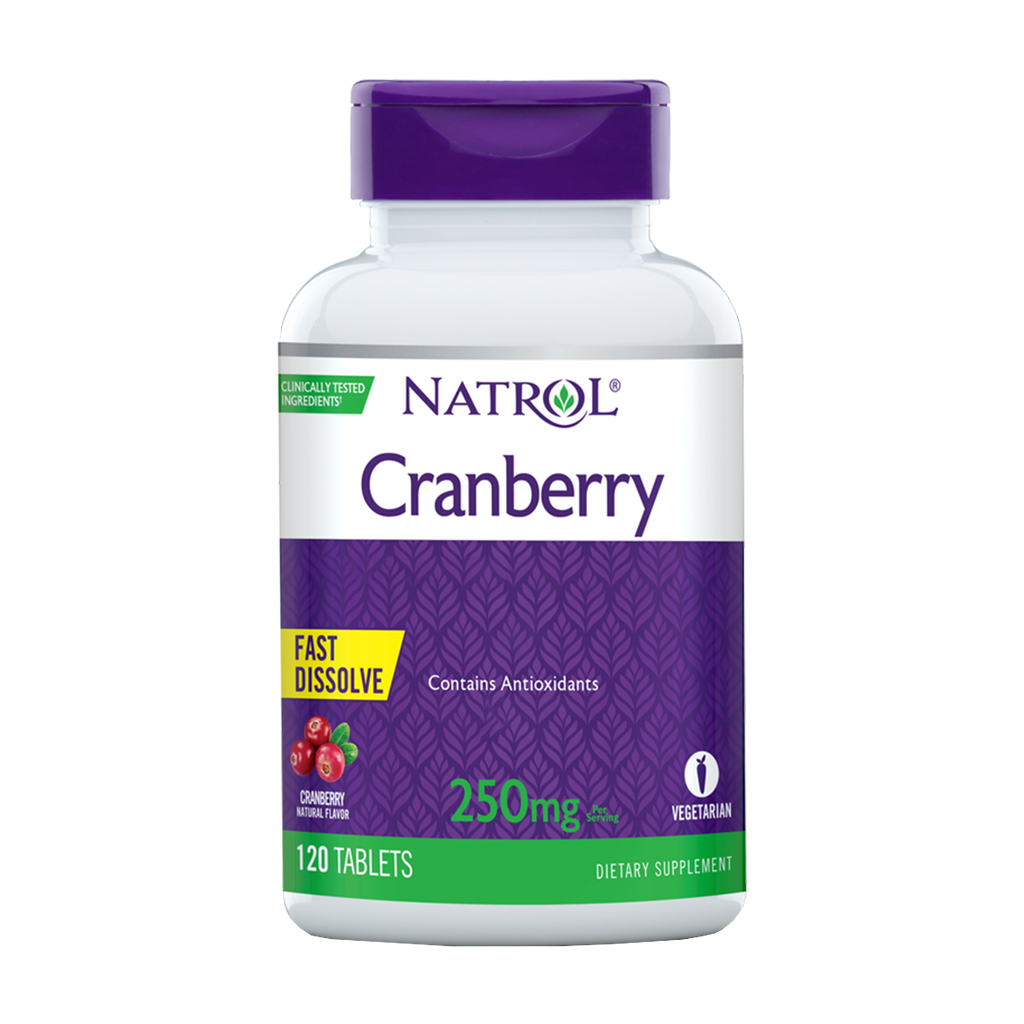 natrol cranberry fast dissolve 250mg 120 tablets 1