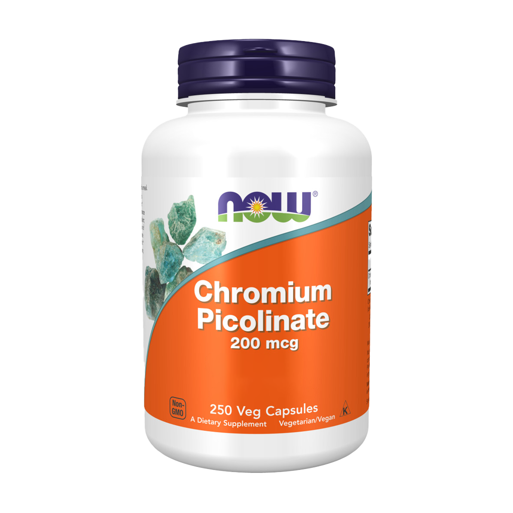 now foods chromium picolinate 200mcg 250 capsules 1