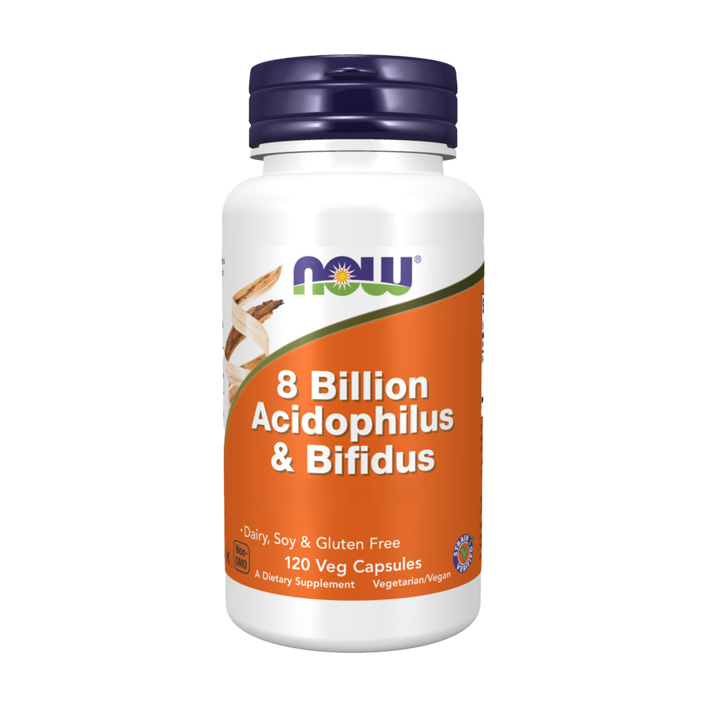 now foods 8 billion acidophilus bifidus 120 capsules 1