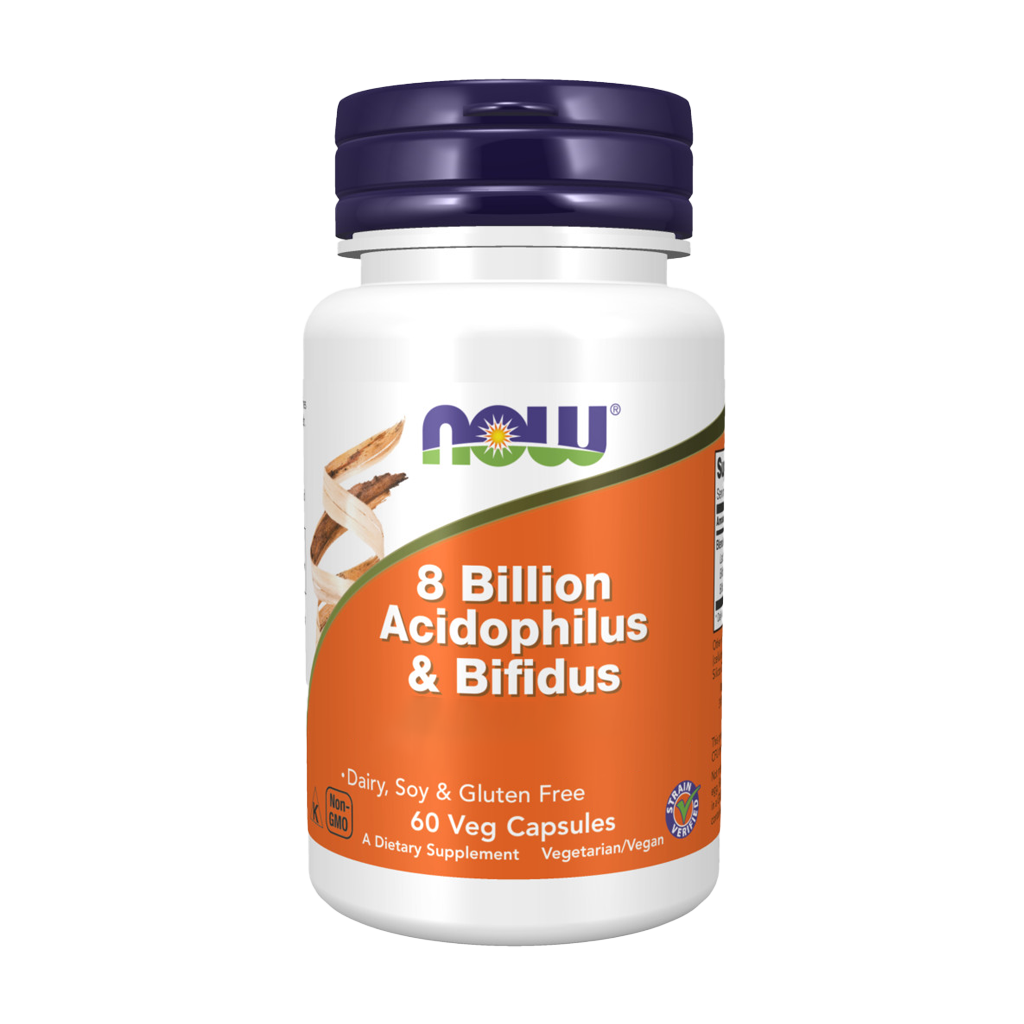 now foods 8 billion acidophilus bifidus 60 capsules 1