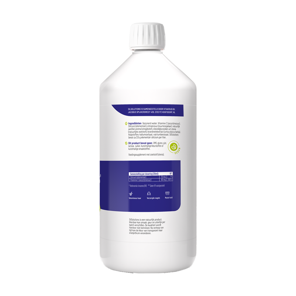 vitakruid silsolutions aardbei 1000ml 2