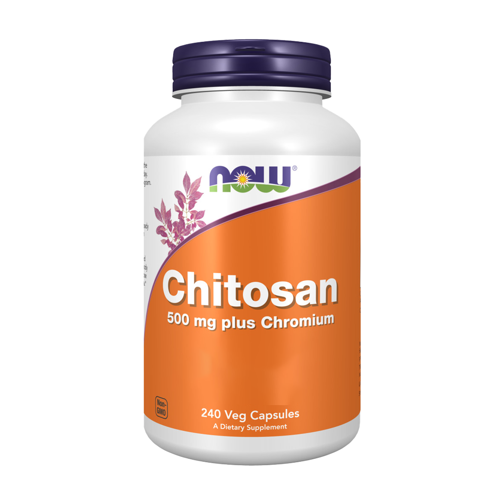 now foods chitosan 500mg plus chromium 240 capsules 1