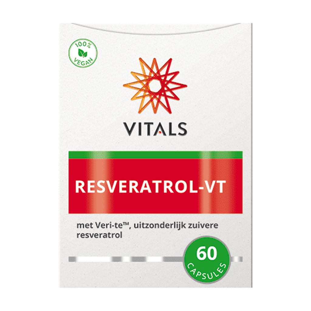 Vitals Resveratrol VT verpakking 