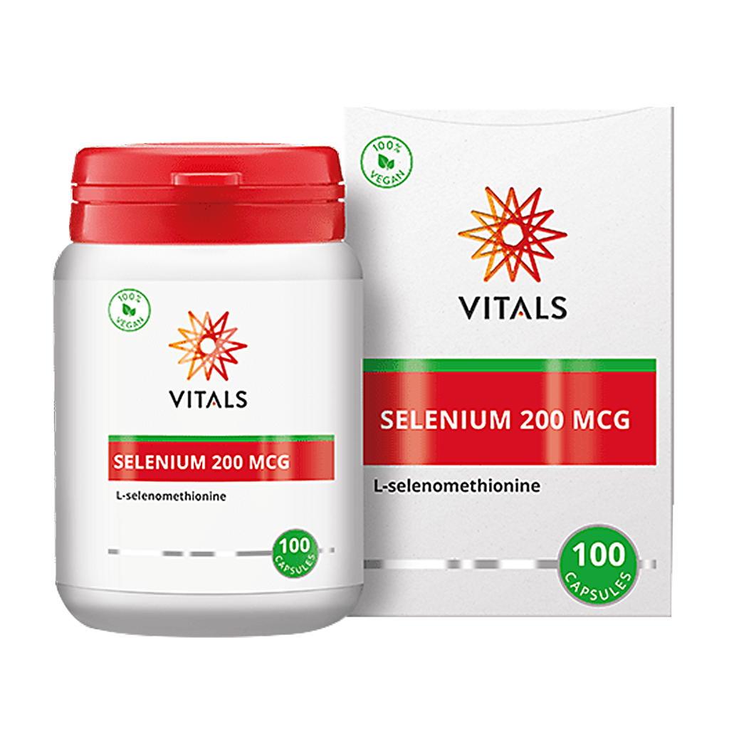 Vitals Selenium 200 mcg pot doosje 