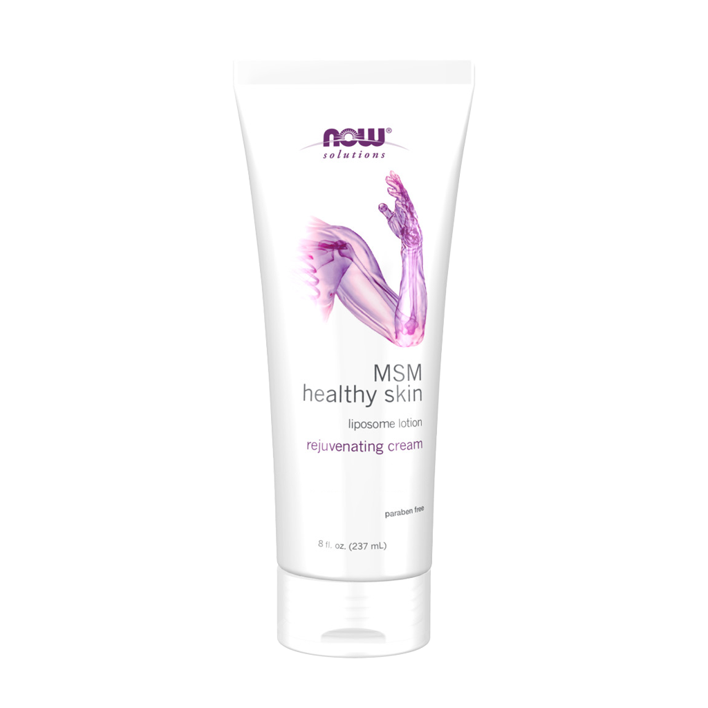 NOW Foods MSM Gezonde Huid Liposomen Lotion (237 ml.) voorkant