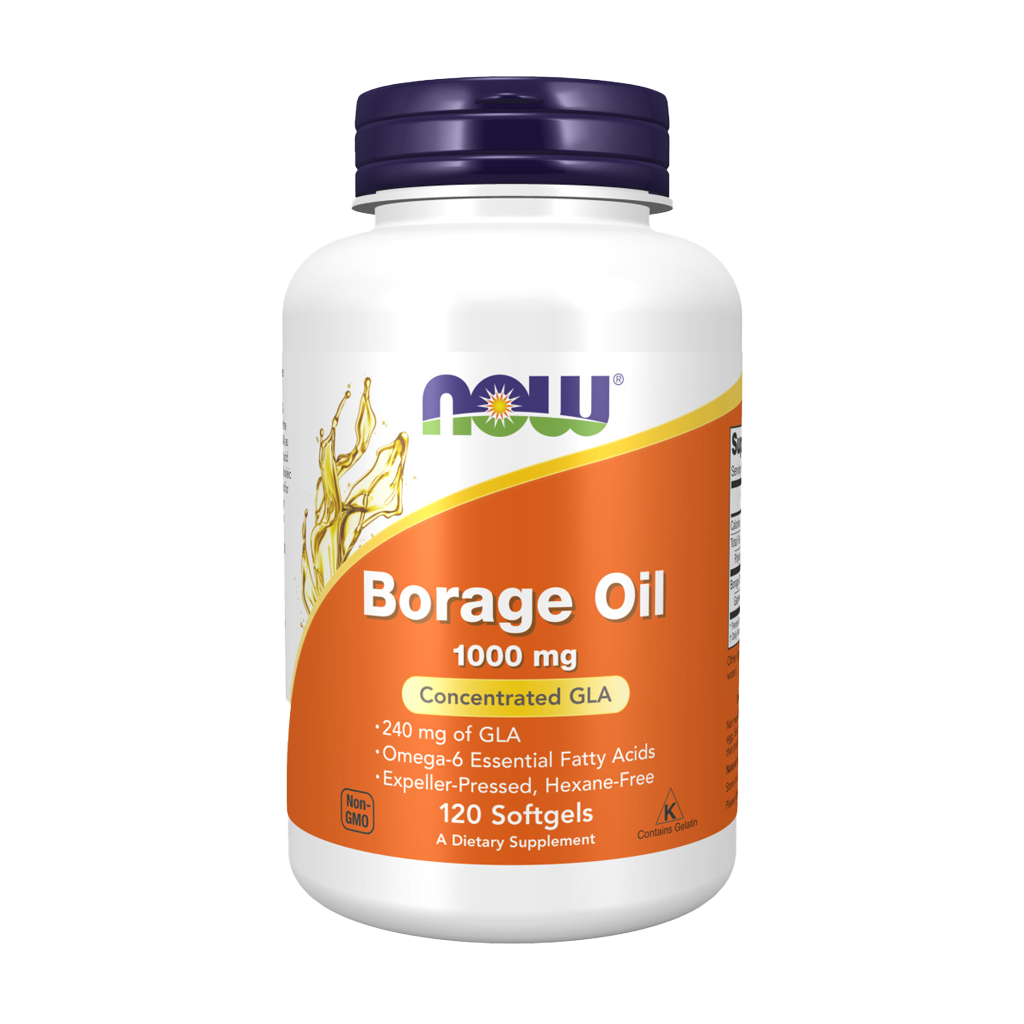 now foods borage oil 1000mg 120 softgels 1