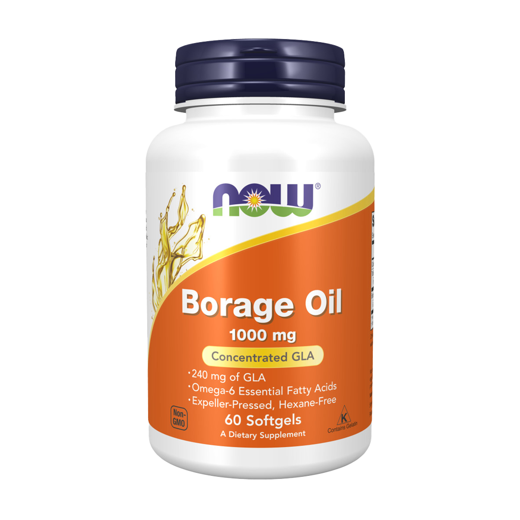 now foods borage oil 1000mg 60 softgels 1