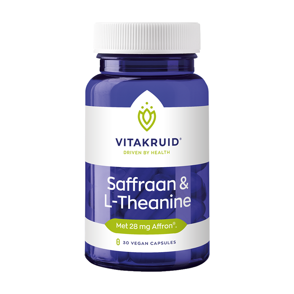 vitakruid saffraan l theanine 30 capsules 1