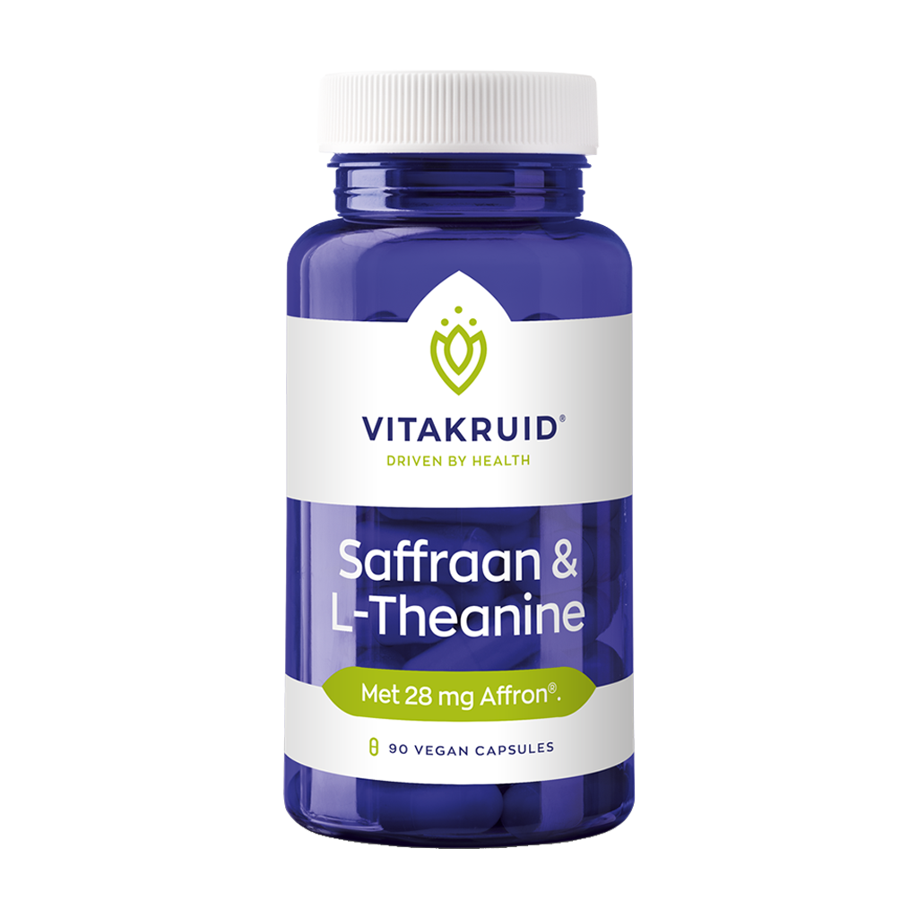 vitakruid saffraan l theanine 90 capsules 1