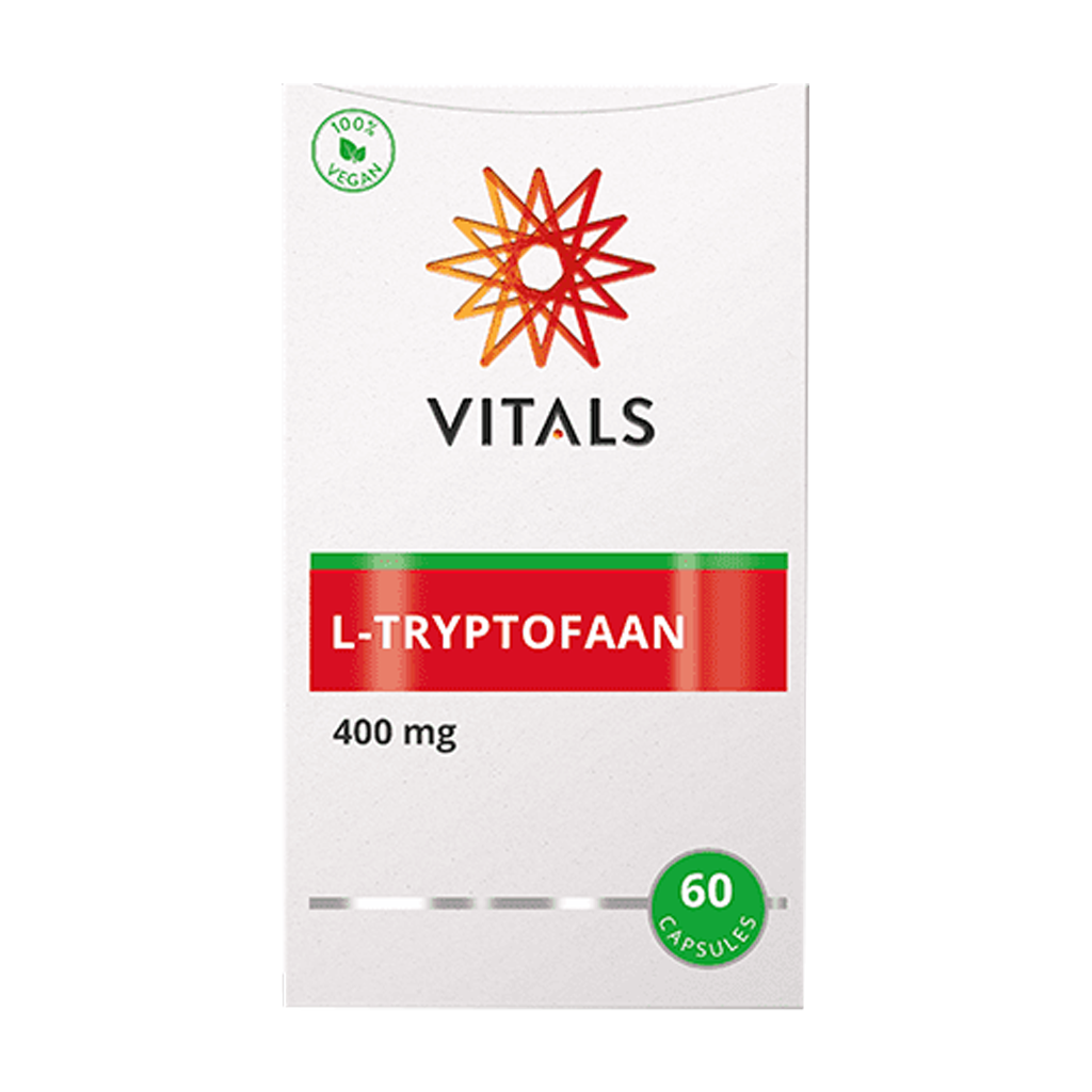 Vitals l-tryptofaan verpakking 