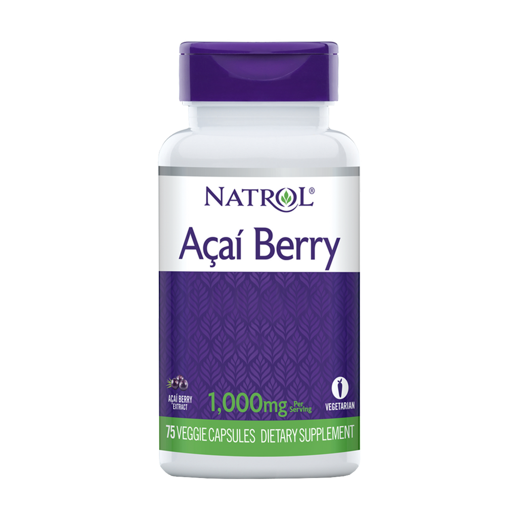 Natrol AcaiBerry 1000mg Capsules 75ct Front1