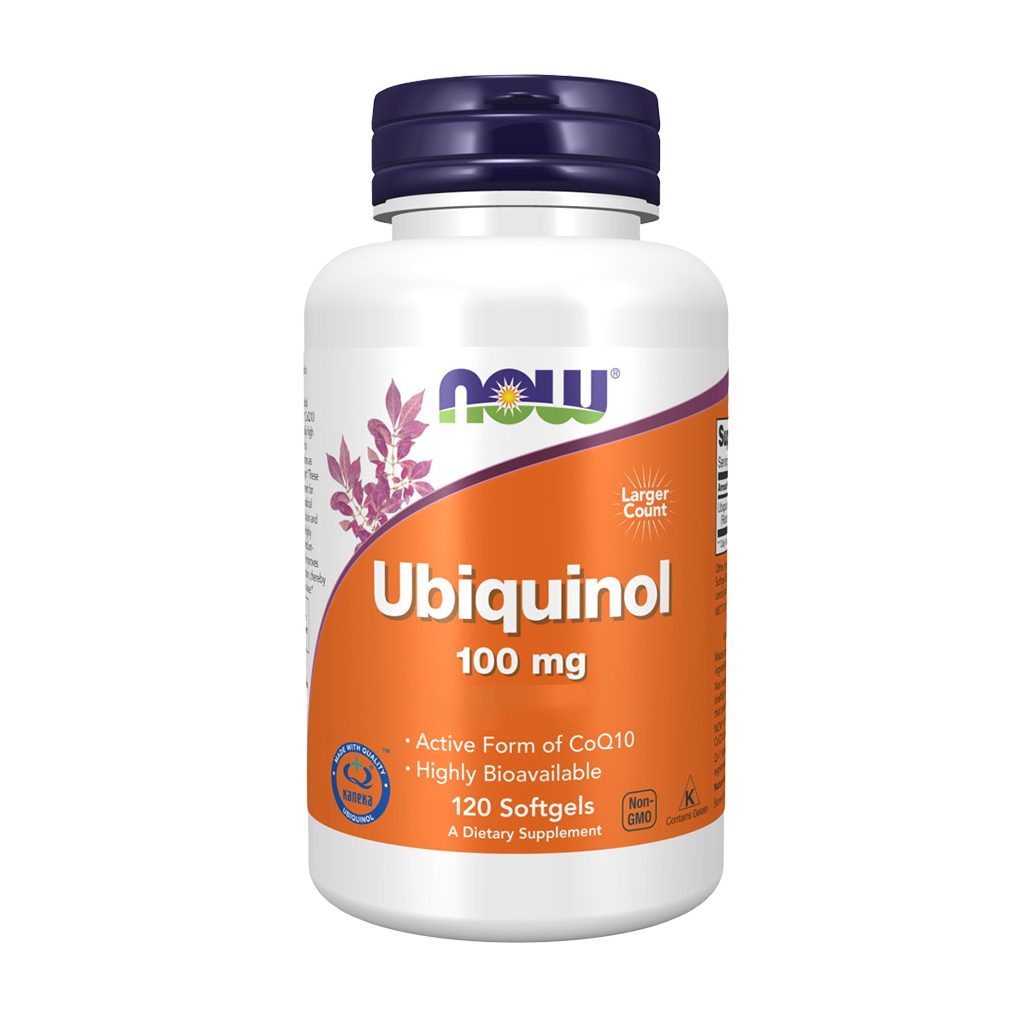 NOW Foods Ubiquinol 100mg Voorkant