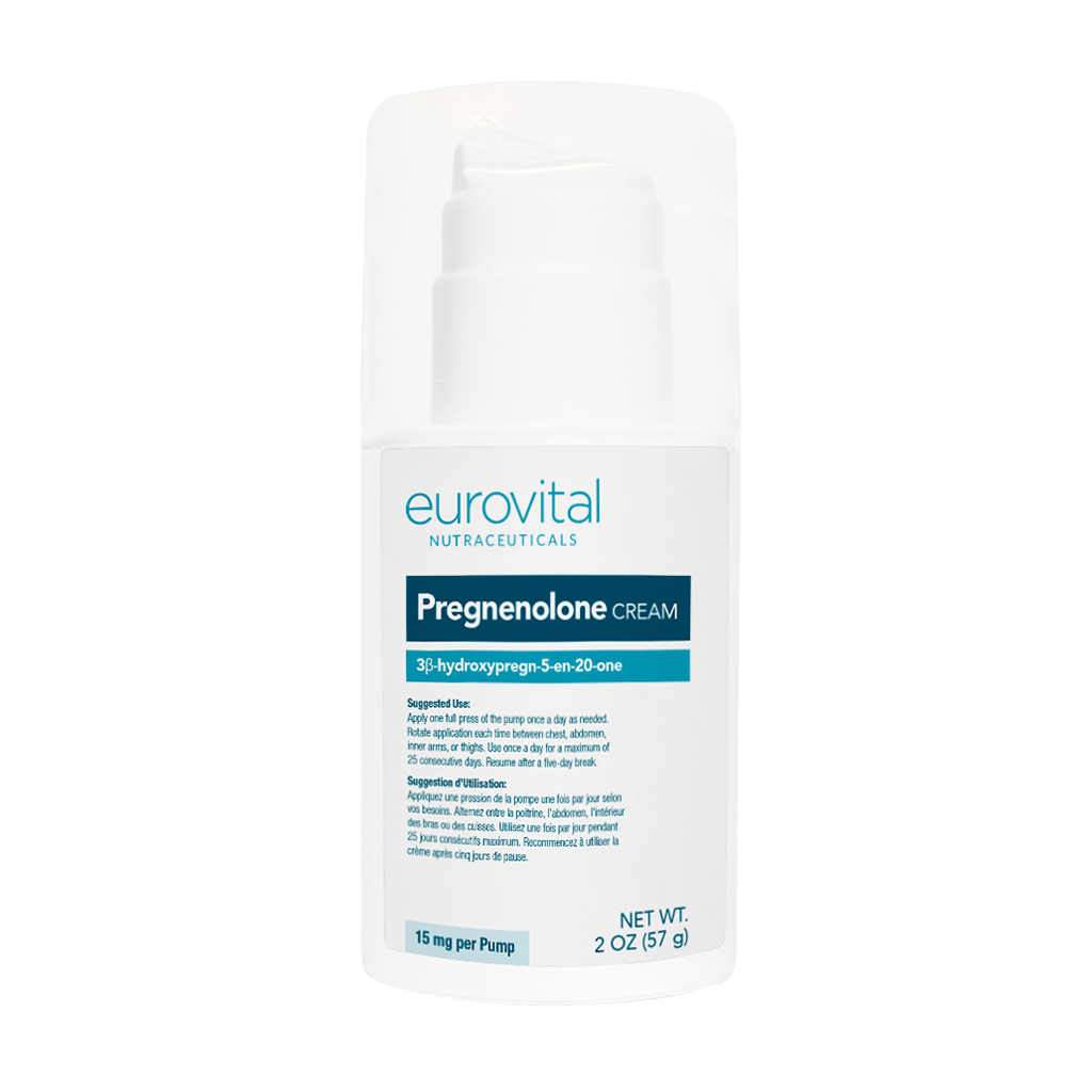 eurovital pregnenolone cream 57gr voorkant