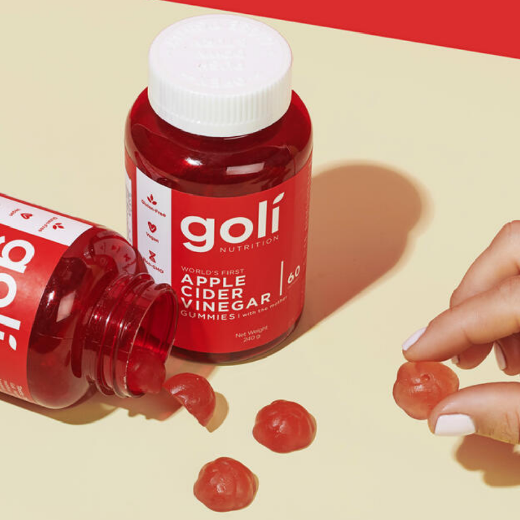 goli apple cider vinegar 60 gummies top