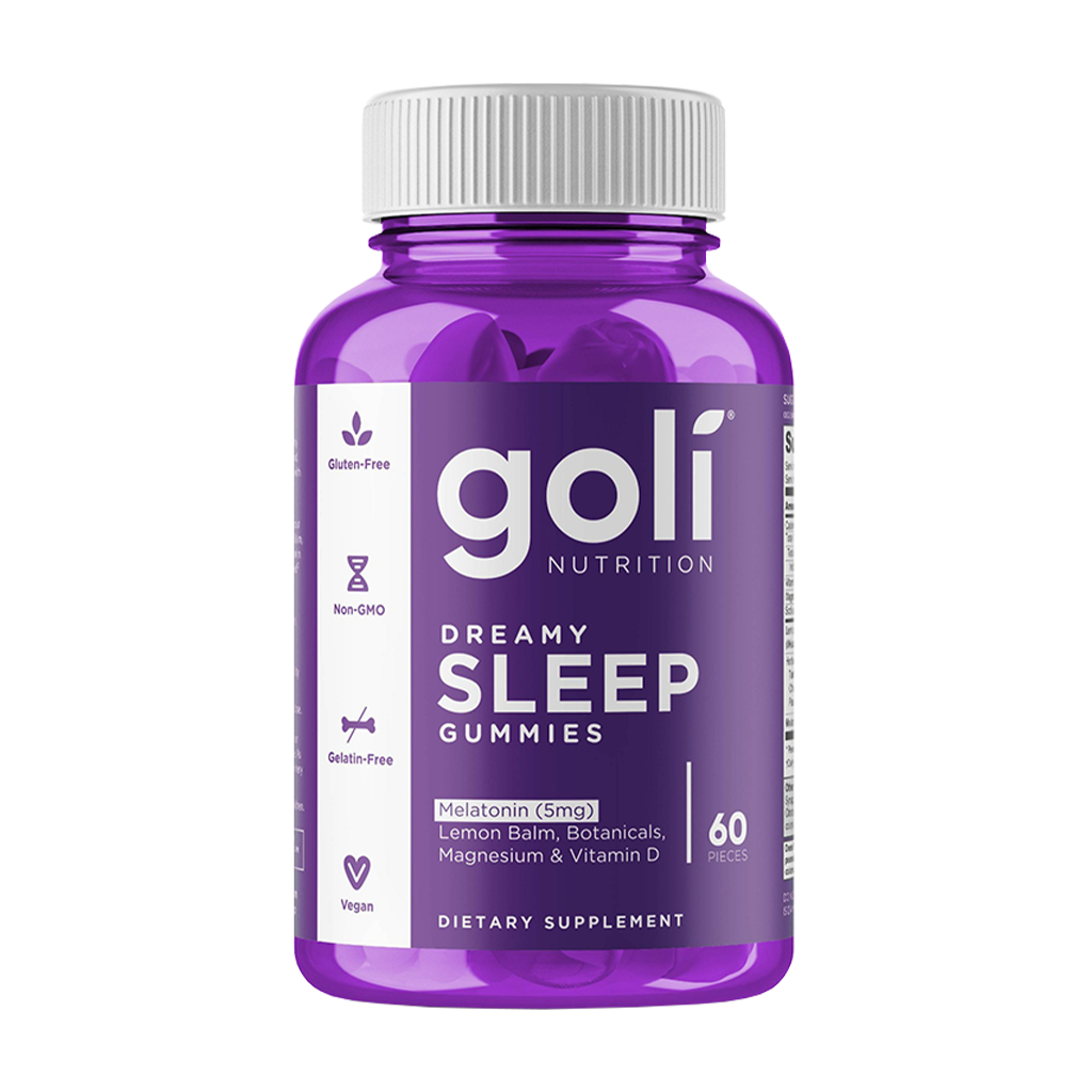 goli nutrition dreamy sleep gummies 60 gummies packshot voorkant