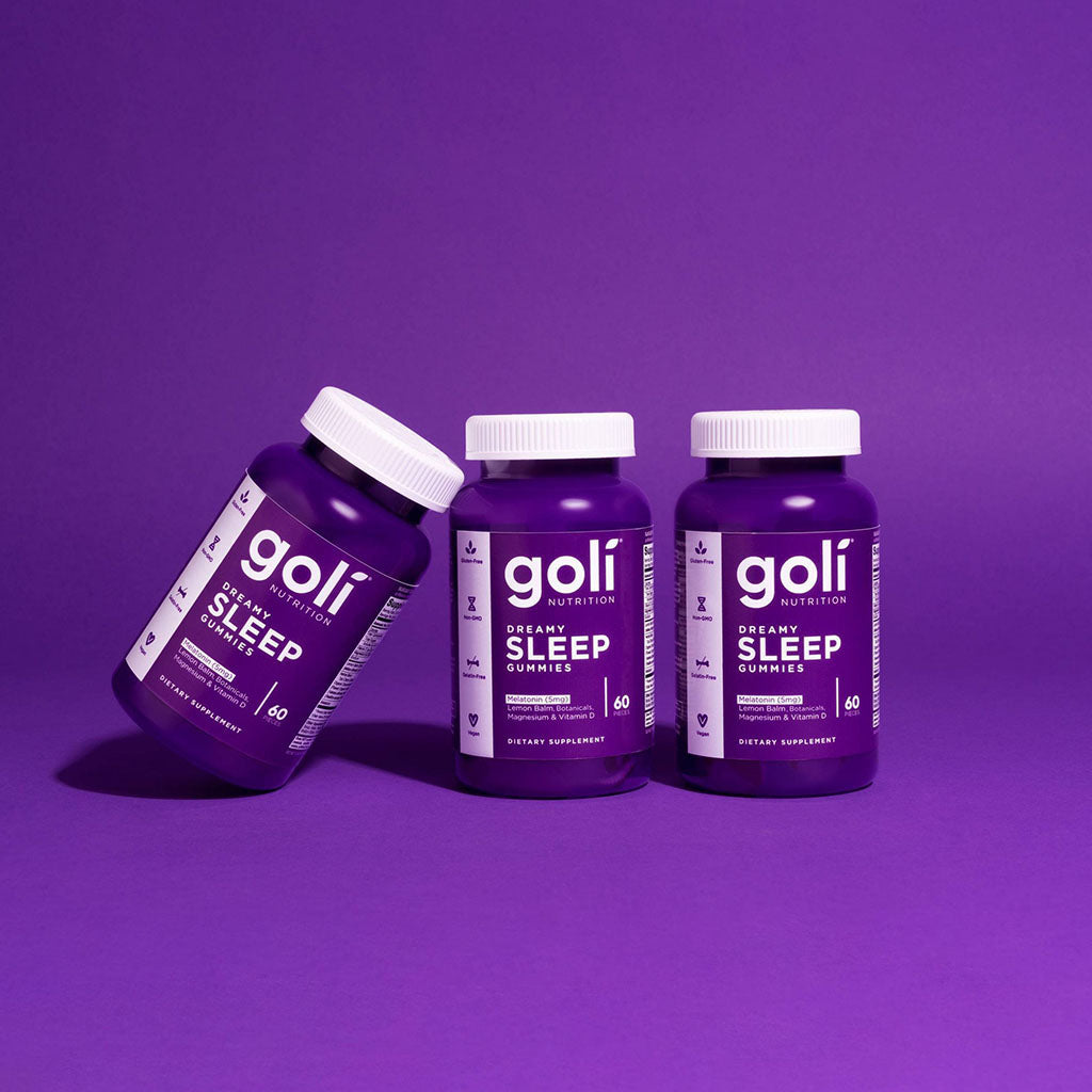 goli nutrition dreamy sleep gummies 60 gummies sfeerfoto triple