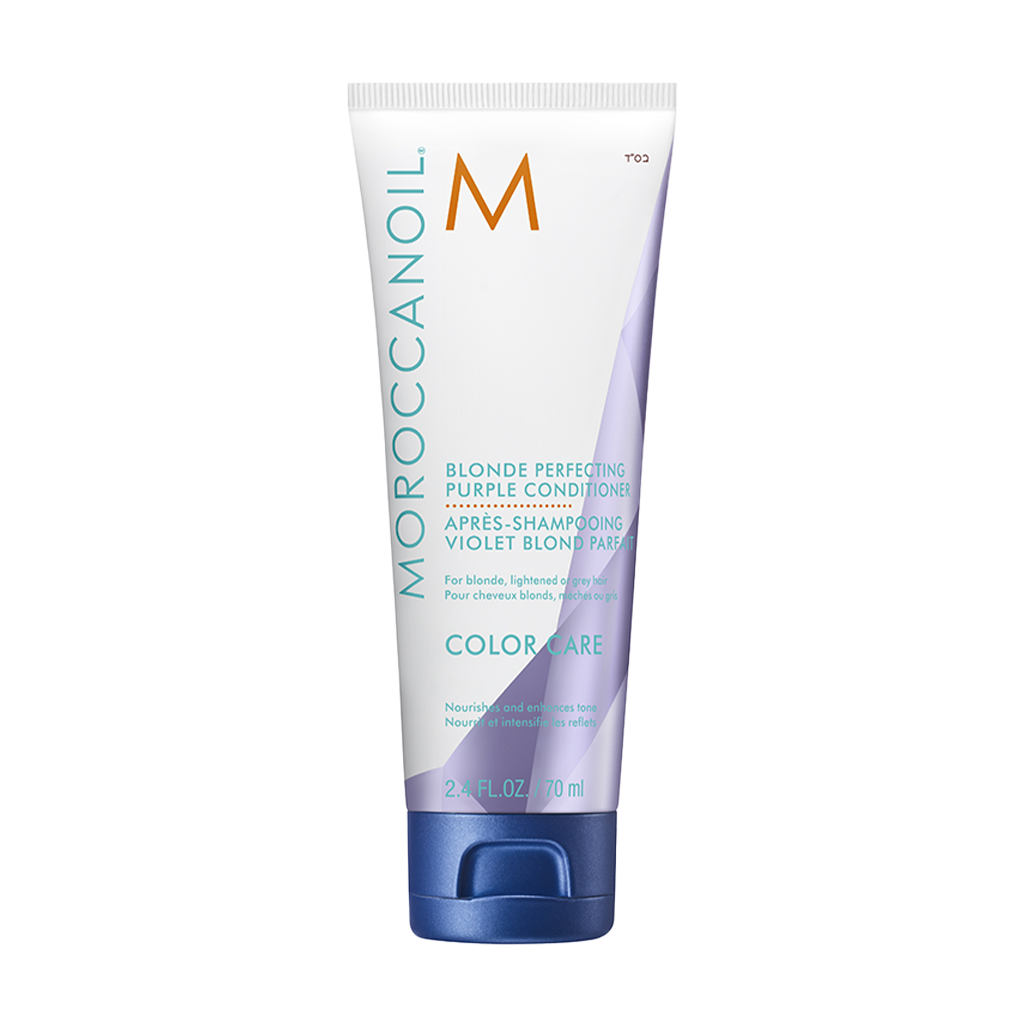 moroccanoil tooncorrigerende conditioner blonde perfecting purple conditioner packshot 70ml