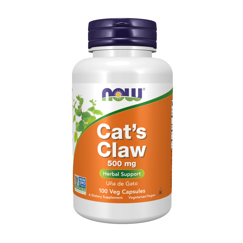 now foods cats claw 500mg 100 capsules
