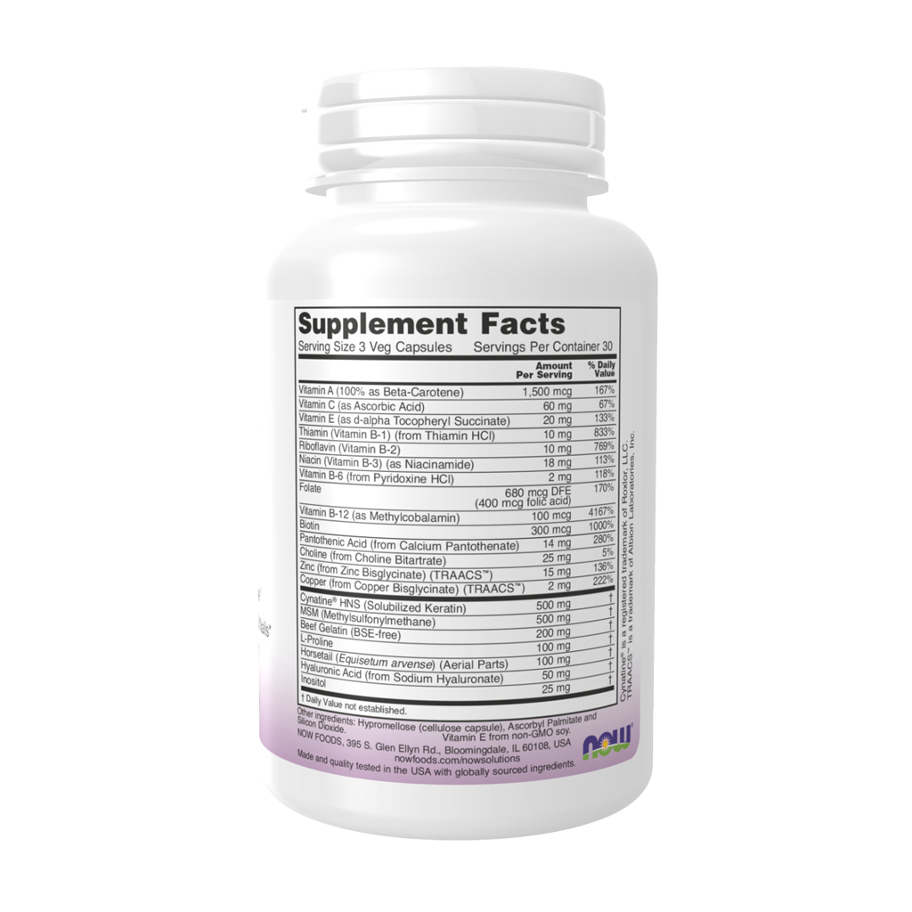 now foods hair skin nails 90 capsules 2