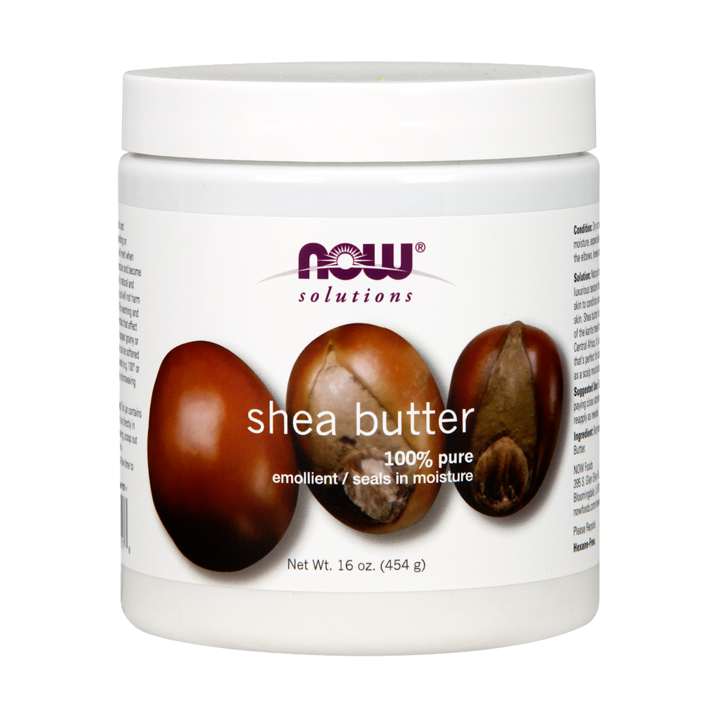 NOW Solutions Shea Butter 454 gram voorkant