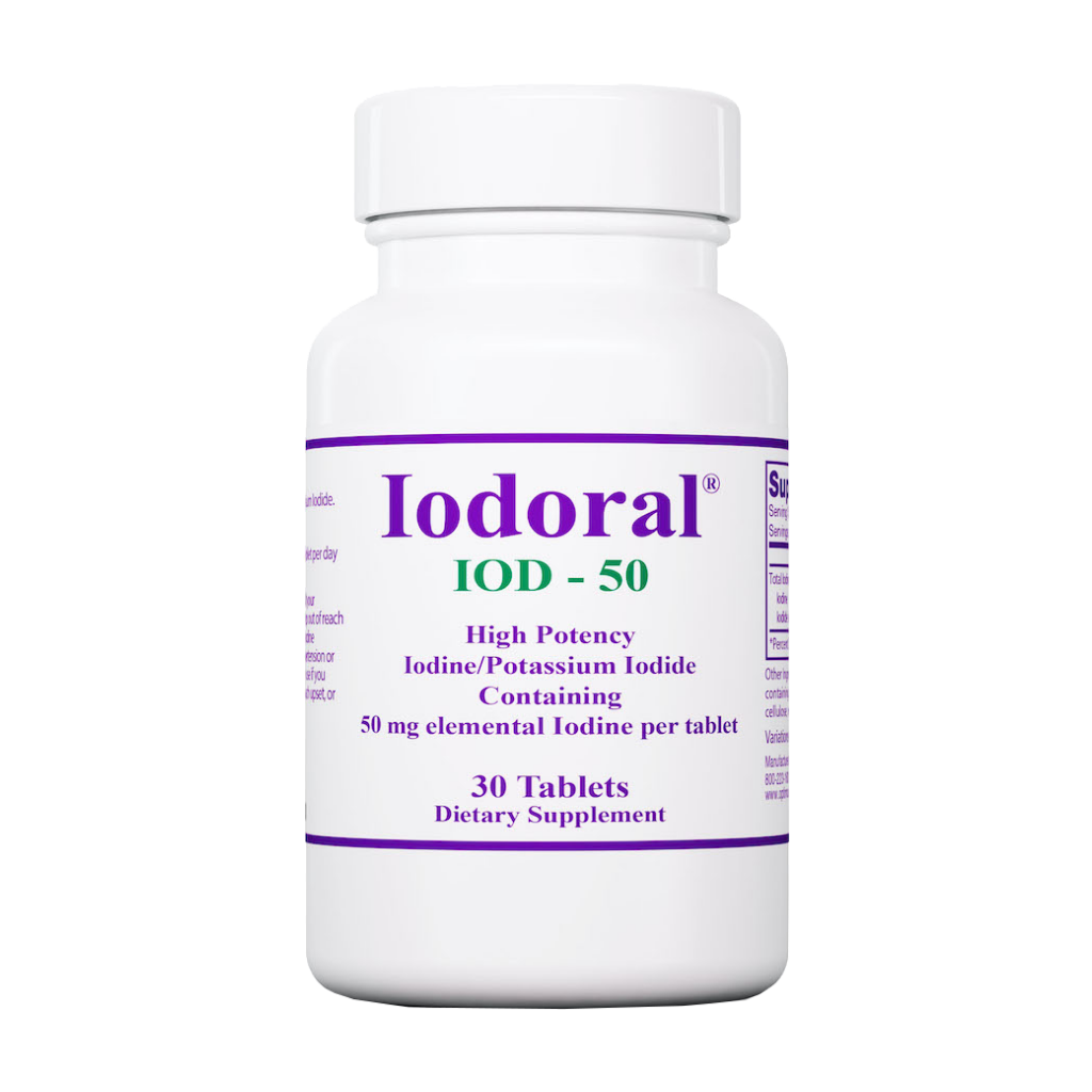 Iodoral 50 mg Jodium 30 tabletten voorkant