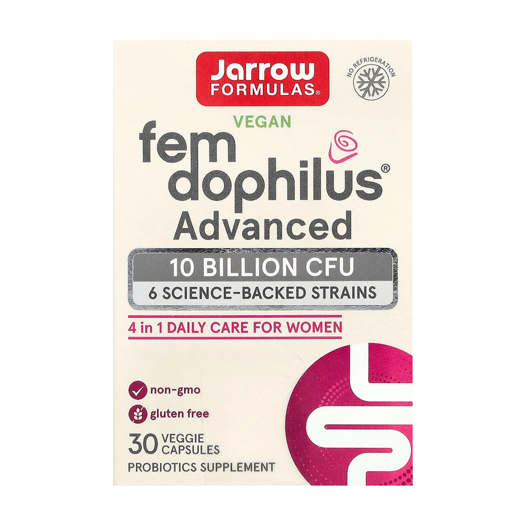 jarrow formulas fem dophilus advanced shelf stable 30 capsules 1