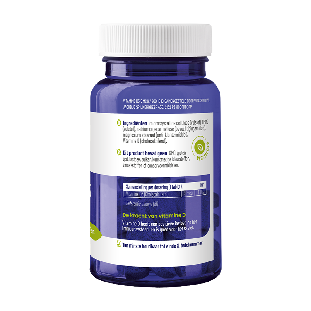 vitakruid vitamine d3 5 mcg 240 tabletten 3