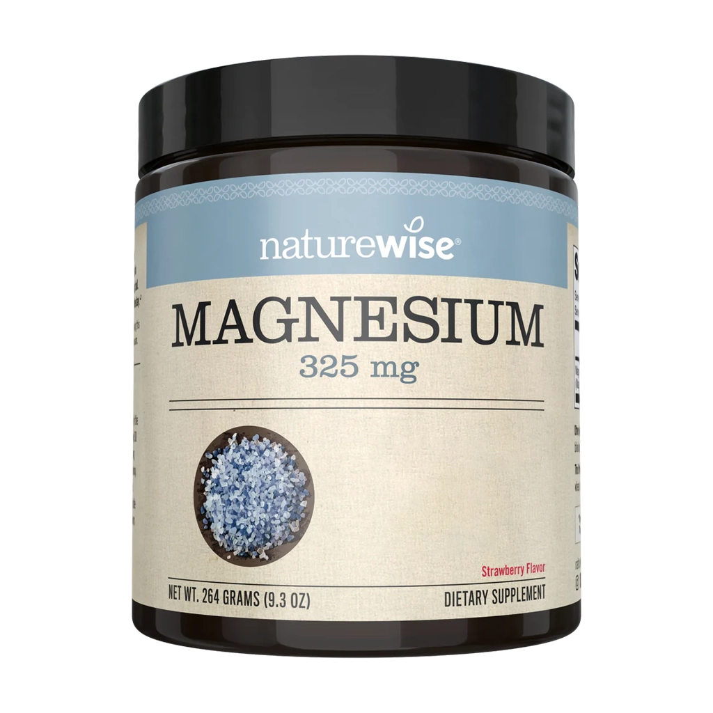 naturewise magnesium 325mg strawberry powder 264gr 1