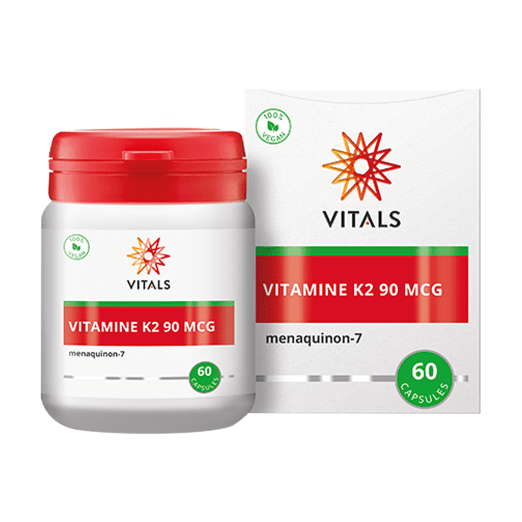 Vitals Vitamine K2 90 mcg pot en doosje 