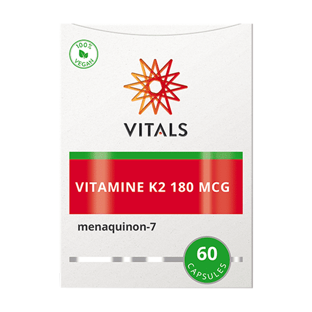 Vitals vitamine k2 180 mcg verpakking