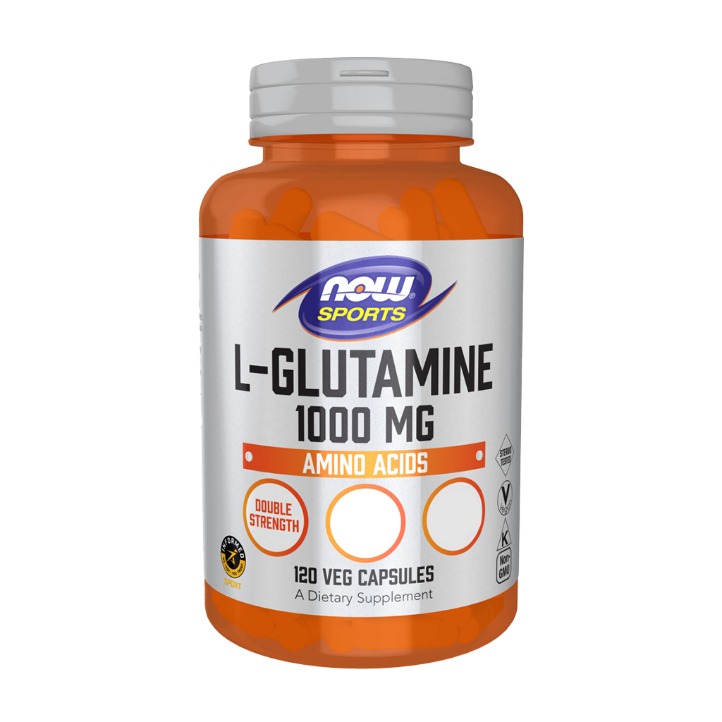 NOW Foods L-Glutamine 1.000 mg Voorkant