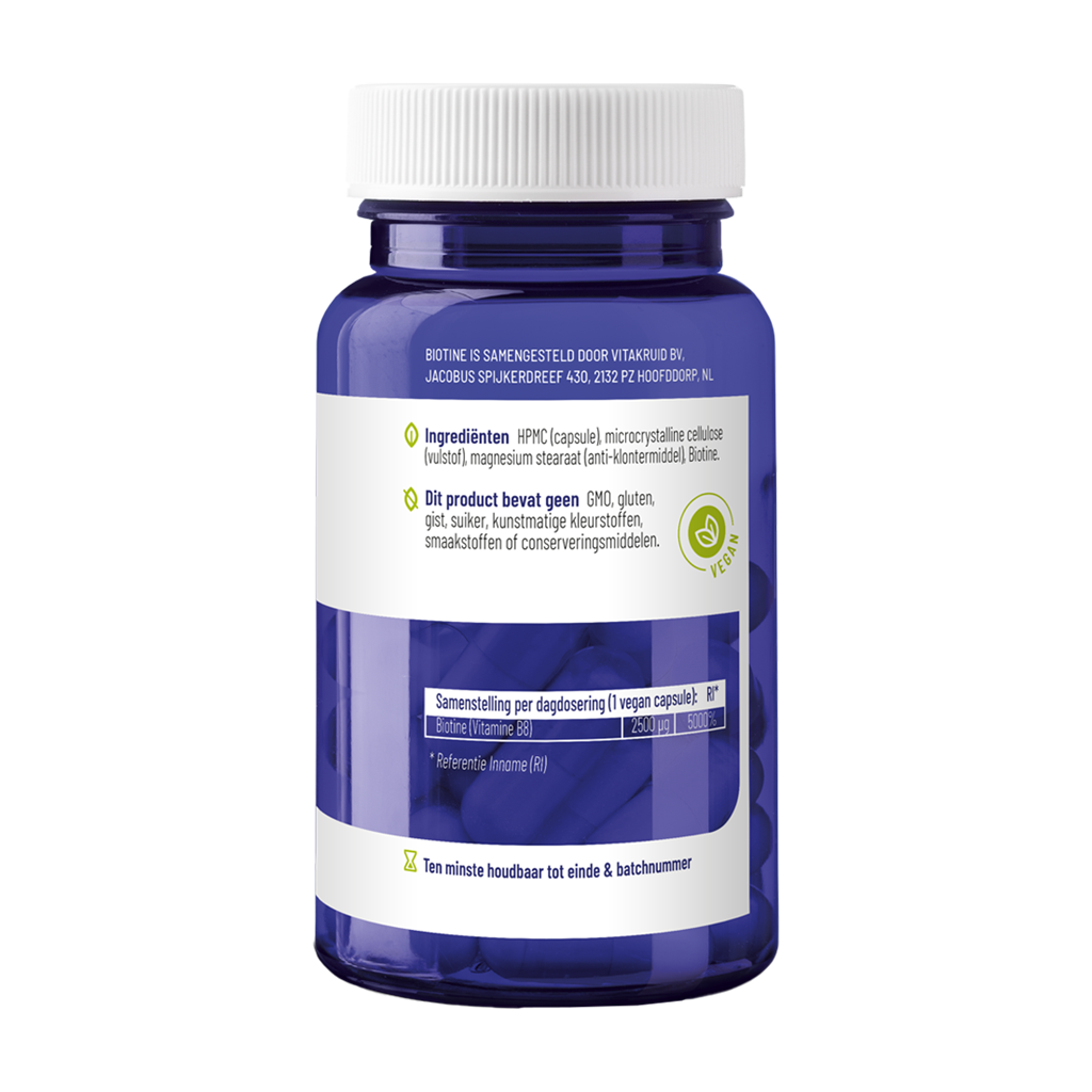 vitakruid biotine 2500mcg 3