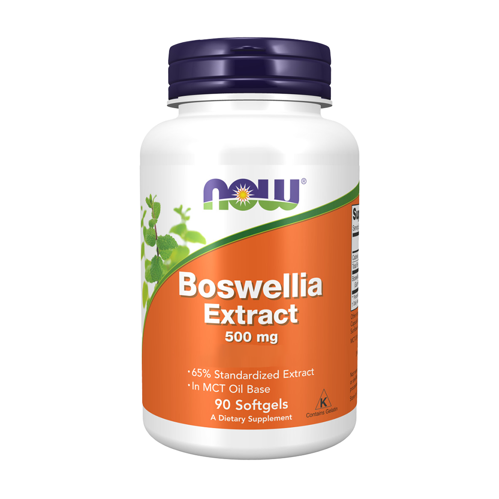 NOW Foods Boswellia Extract 500mg (90 softgels) Voorkant