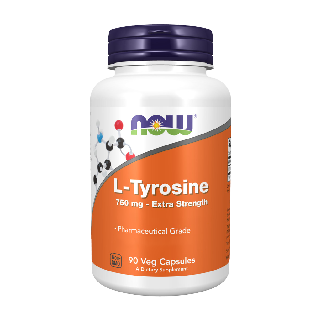 now foods l tyrosine 750mg extra strength 90 capsules 1