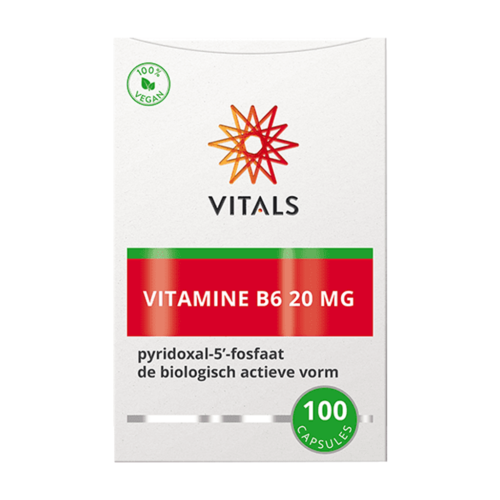 Vitals Vitamine B6 verpakking