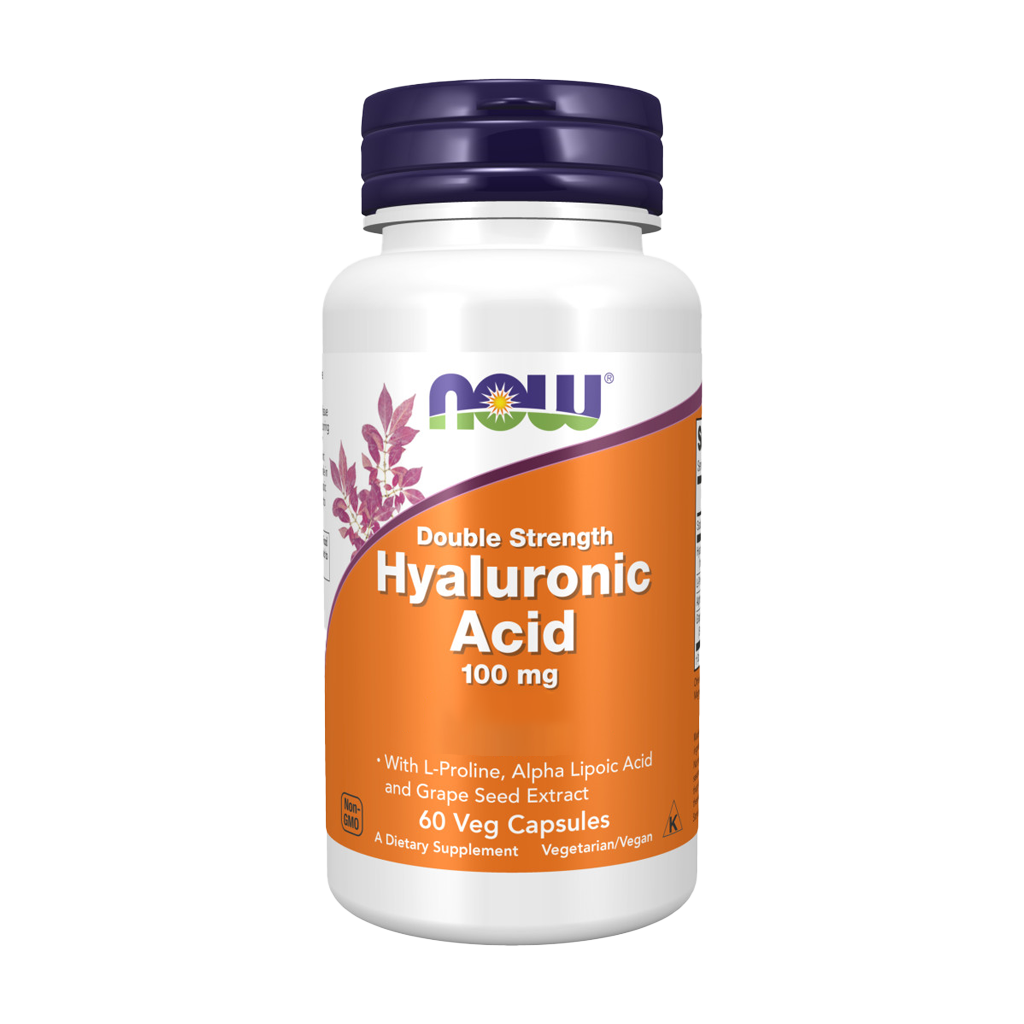 now foods hyaluronic acid double strength 100mg 60 capsules 1