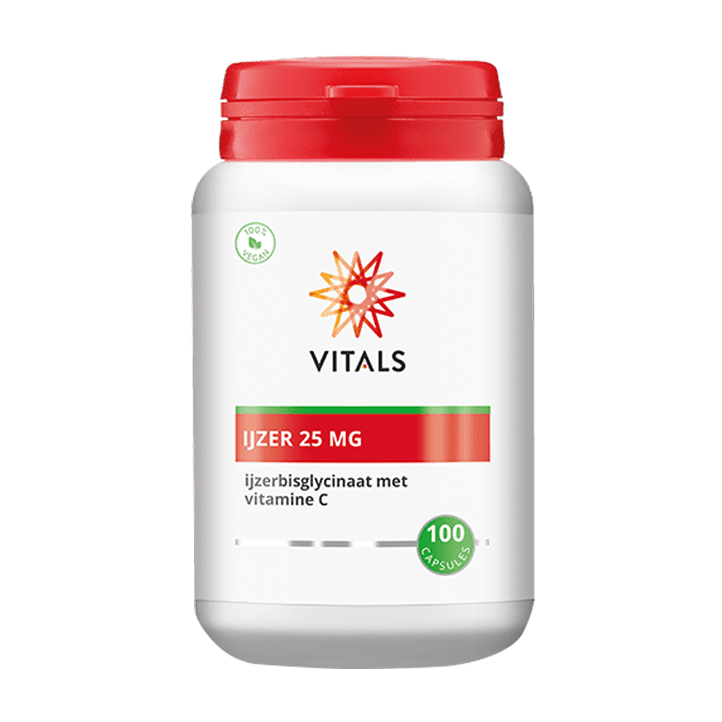 Vitals IJzer 25 mg pot