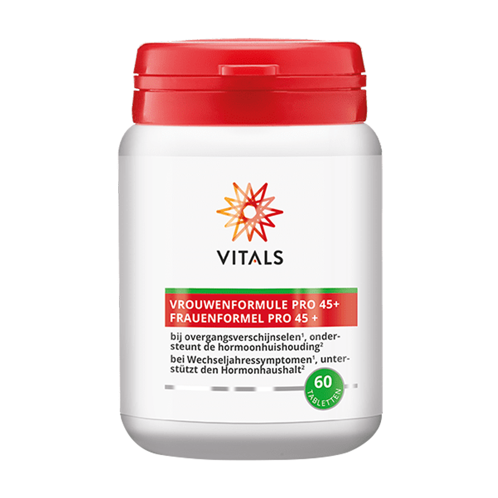 vitals Vrouwenformule Pro 45 plus 60t potje