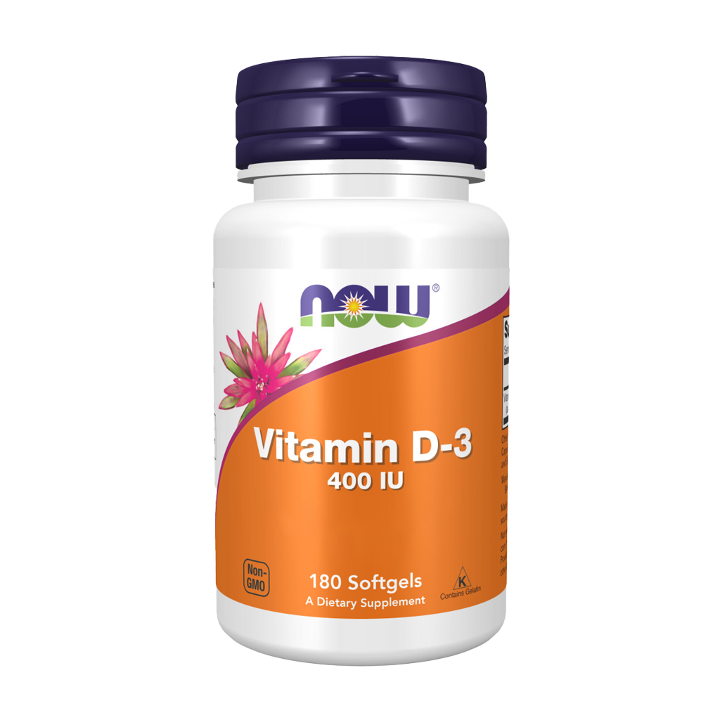 now foods vitamin d 3 400 iu 180 softgels 1